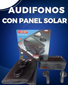 AUDIFONOS CON PANEL SOLAR